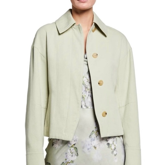 Vince Jackets & Blazers - Vince light green gauze-like blazer/jacket sz 8